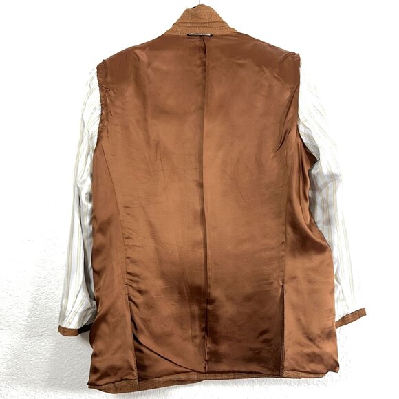 NH 1888 Italy Houndstooth Check 100% Wool Blazer 3 Button Men's Size 41R - Picture 12 of 12